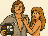 james hunt the shunt breakfast of champion cartoon